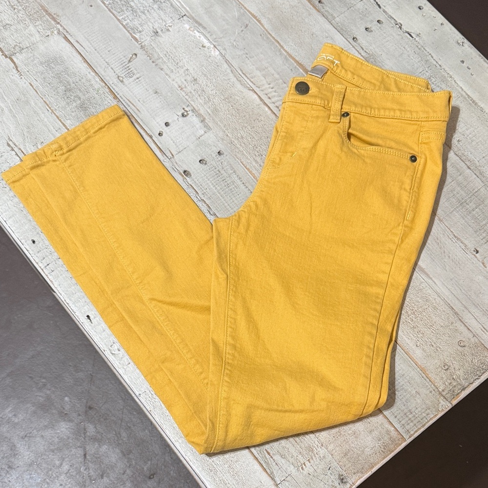 LOFT Sunny Yellow Cropped Jeans
